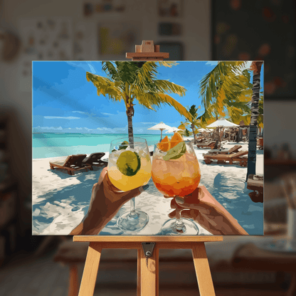 Paint by numbers - Tropical Toast - MyArt