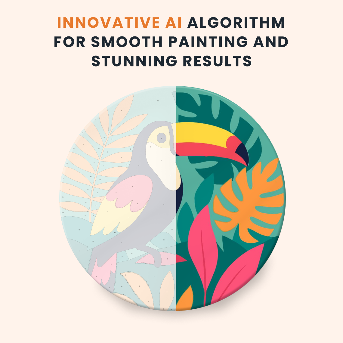 Paint by numbers - Tropical Toucan - MyArt