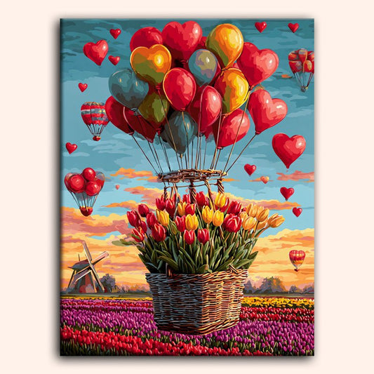 Paint by numbers - Tulip Flight - MyArt