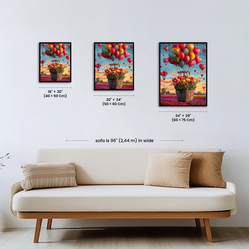 Paint by numbers - Tulip Flight - MyArt