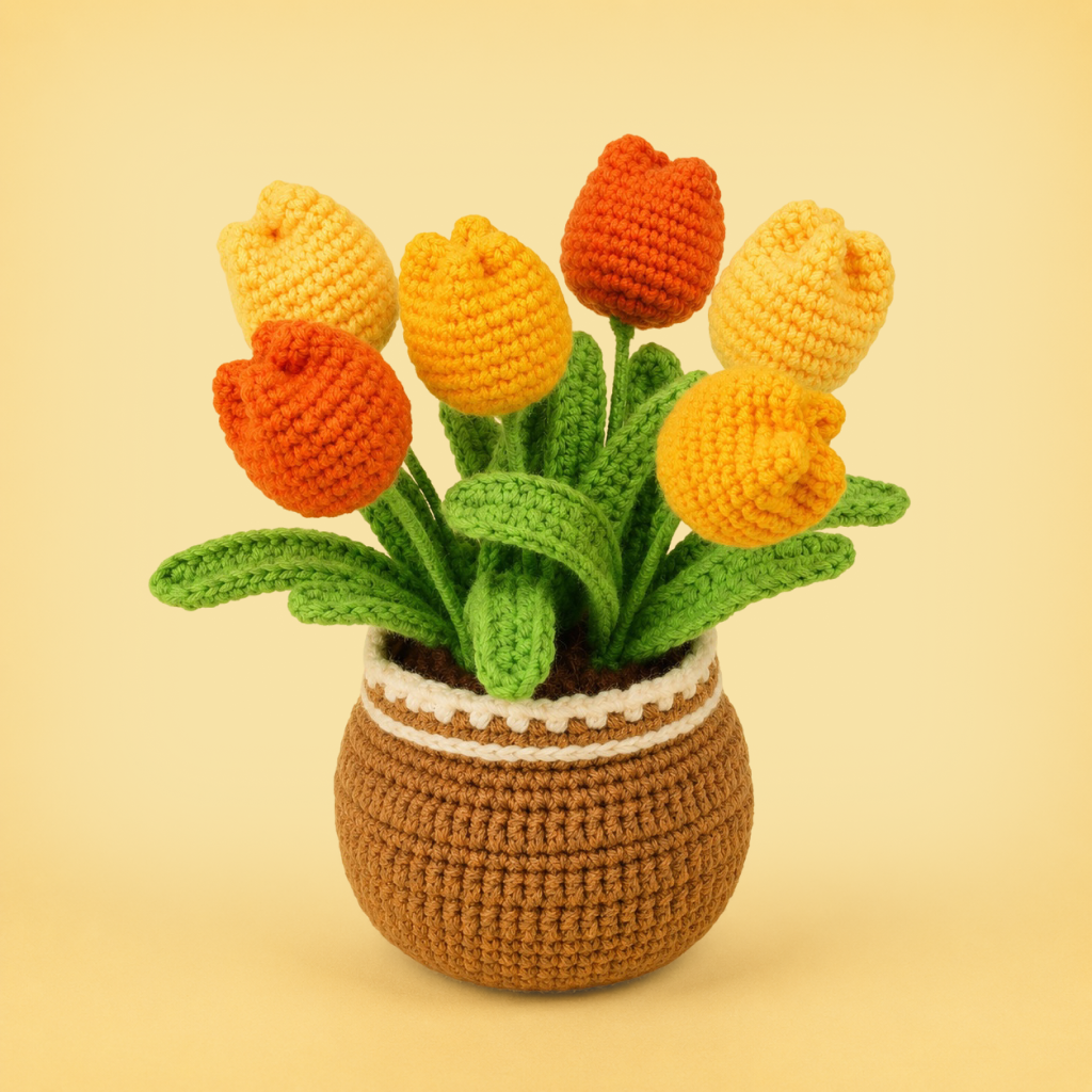 Tulip Bouquet Yellow-Orange