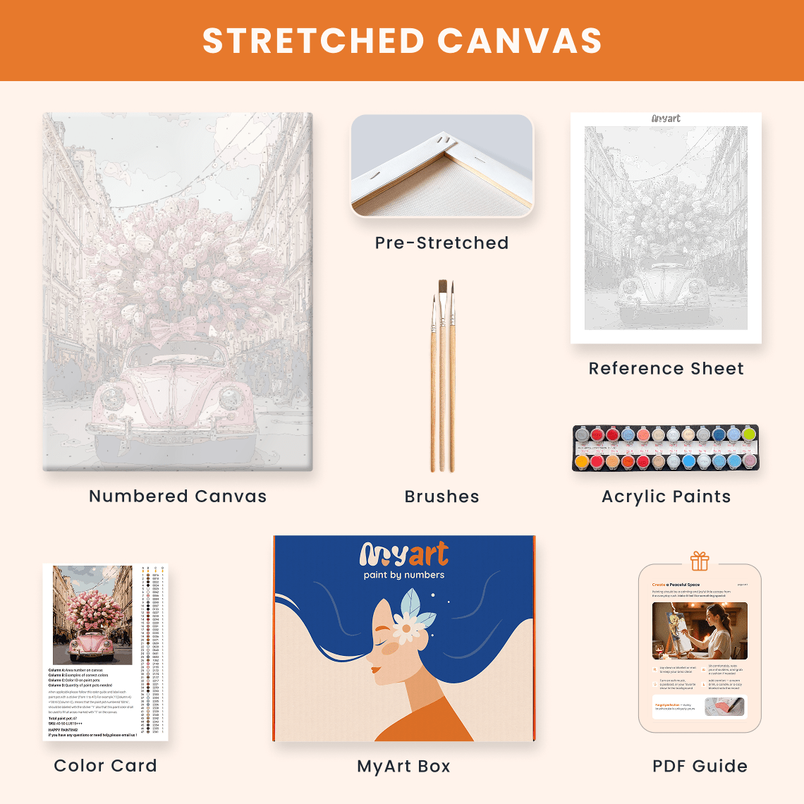 Paint by numbers - Tulip Ride - MyArt