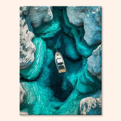 Paint by numbers - Turquoise Gorge - MyArt