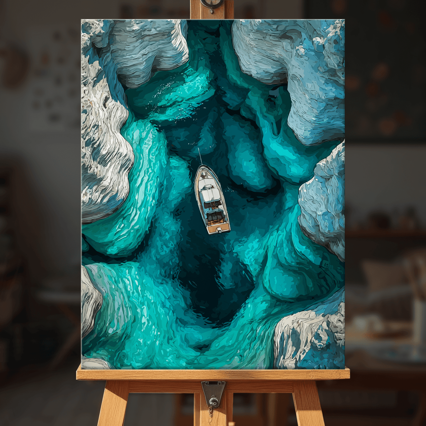 Paint by numbers - Turquoise Gorge - MyArt