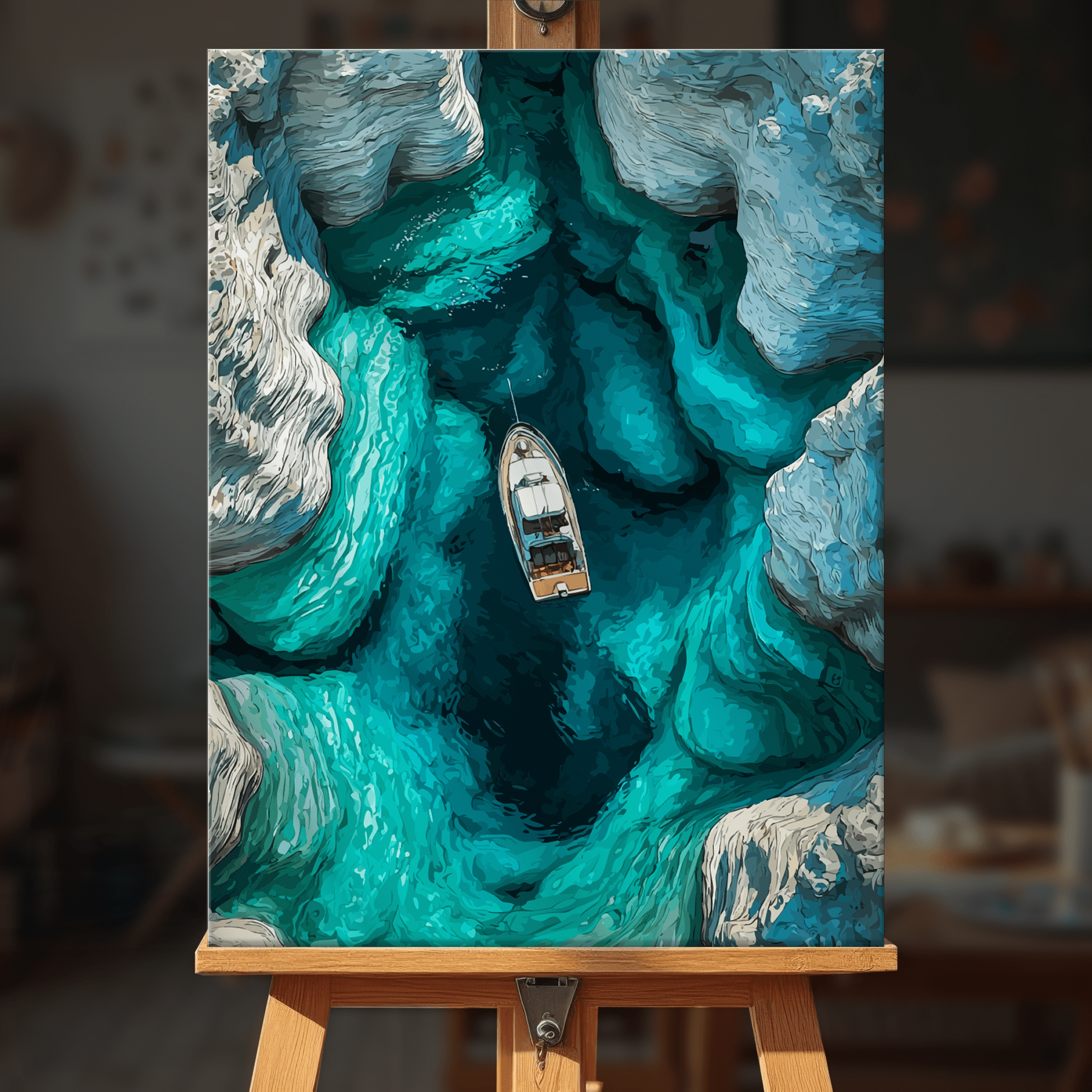 Paint by numbers - Turquoise Gorge - MyArt