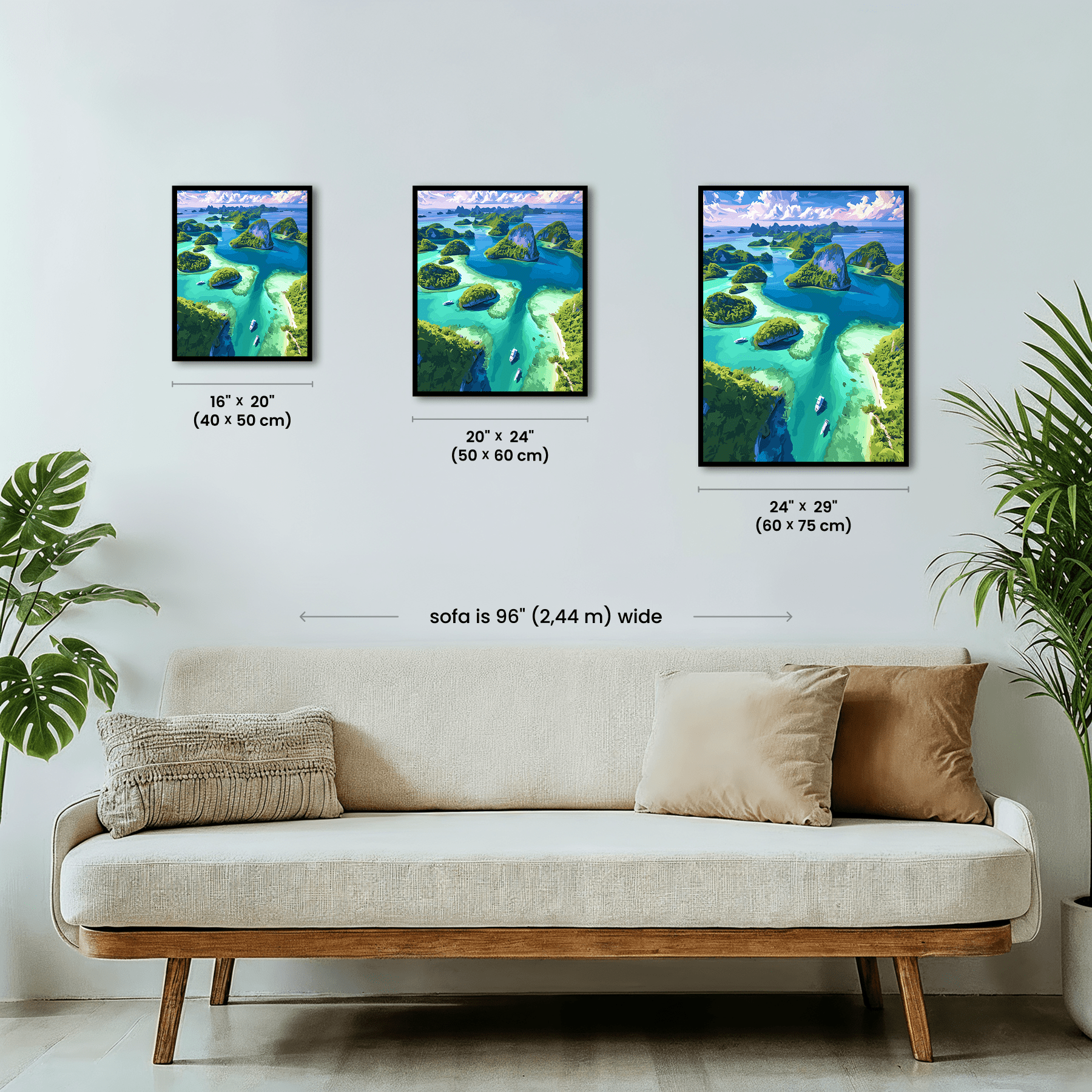 Paint by numbers - Turquoise Isles - MyArt