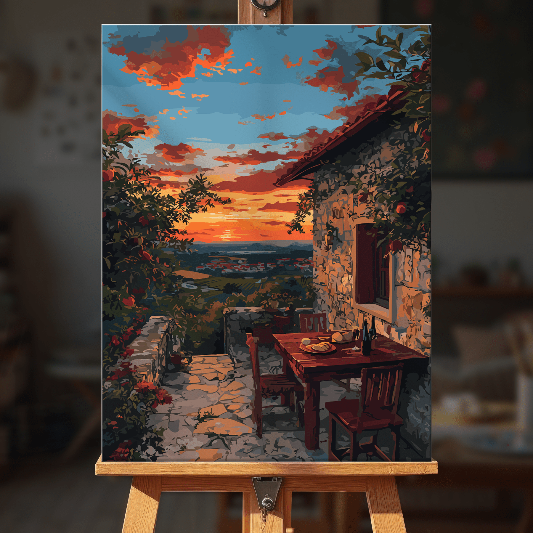 Paint by numbers - Tuscan Table - MyArt