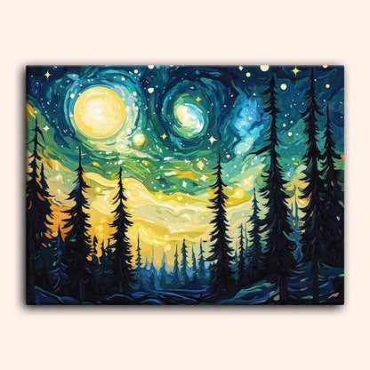 Paint by numbers - Twilight Pines - MyArt