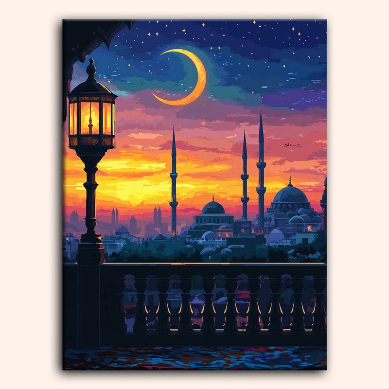 Paint by numbers - Twilight Skyline - MyArt