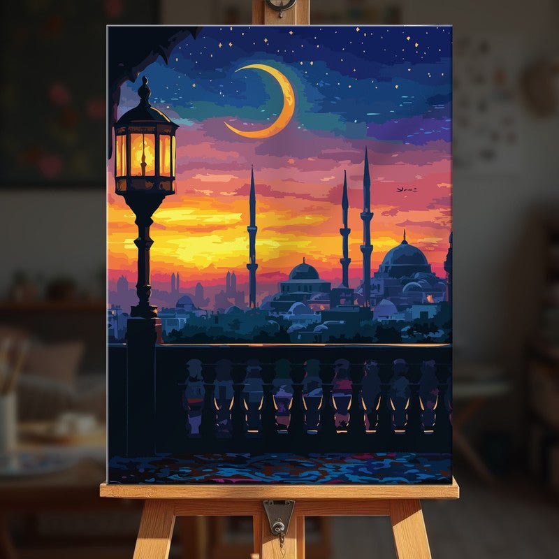 Paint by numbers - Twilight Skyline - MyArt