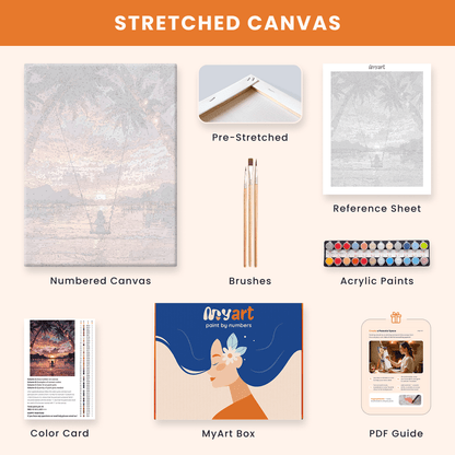 Paint by numbers - Twilight Bloom - MyArt