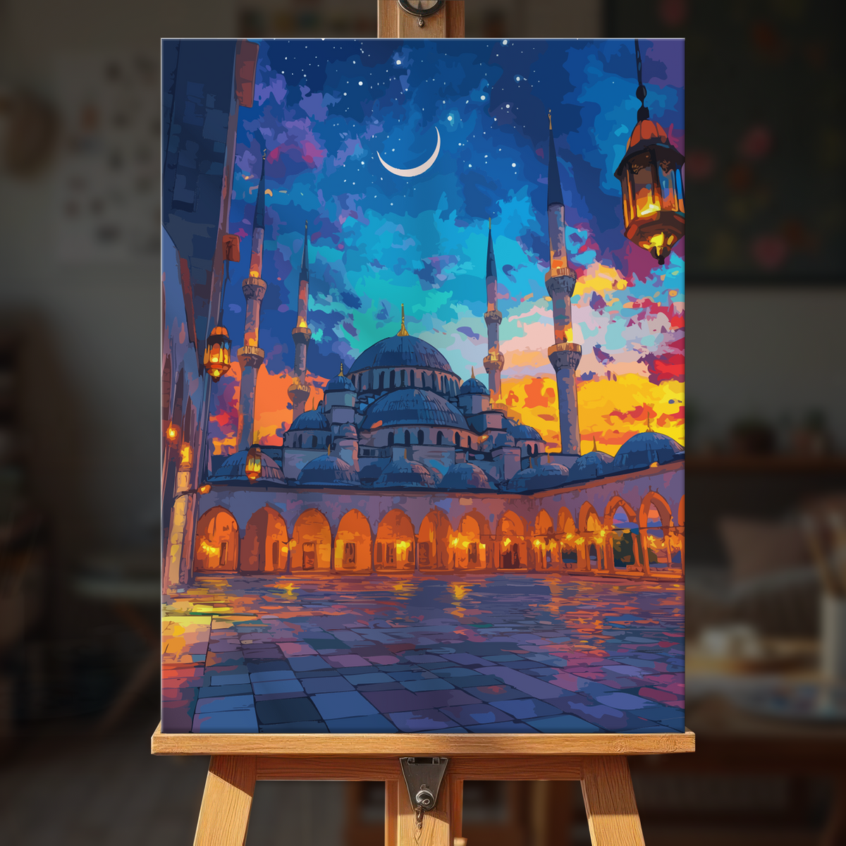 Twilight Courtyard