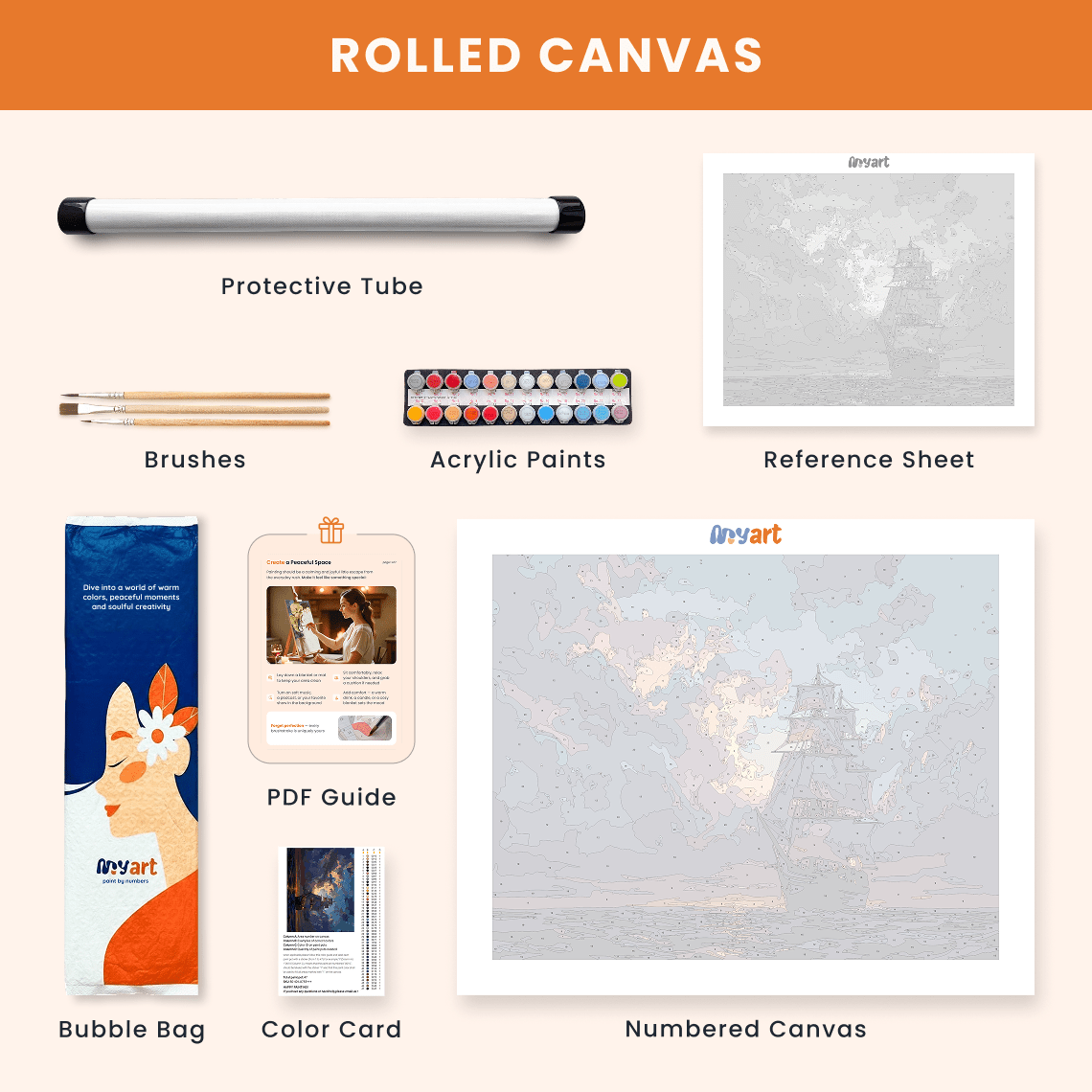 Paint by numbers - Twilight Drift - MyArt