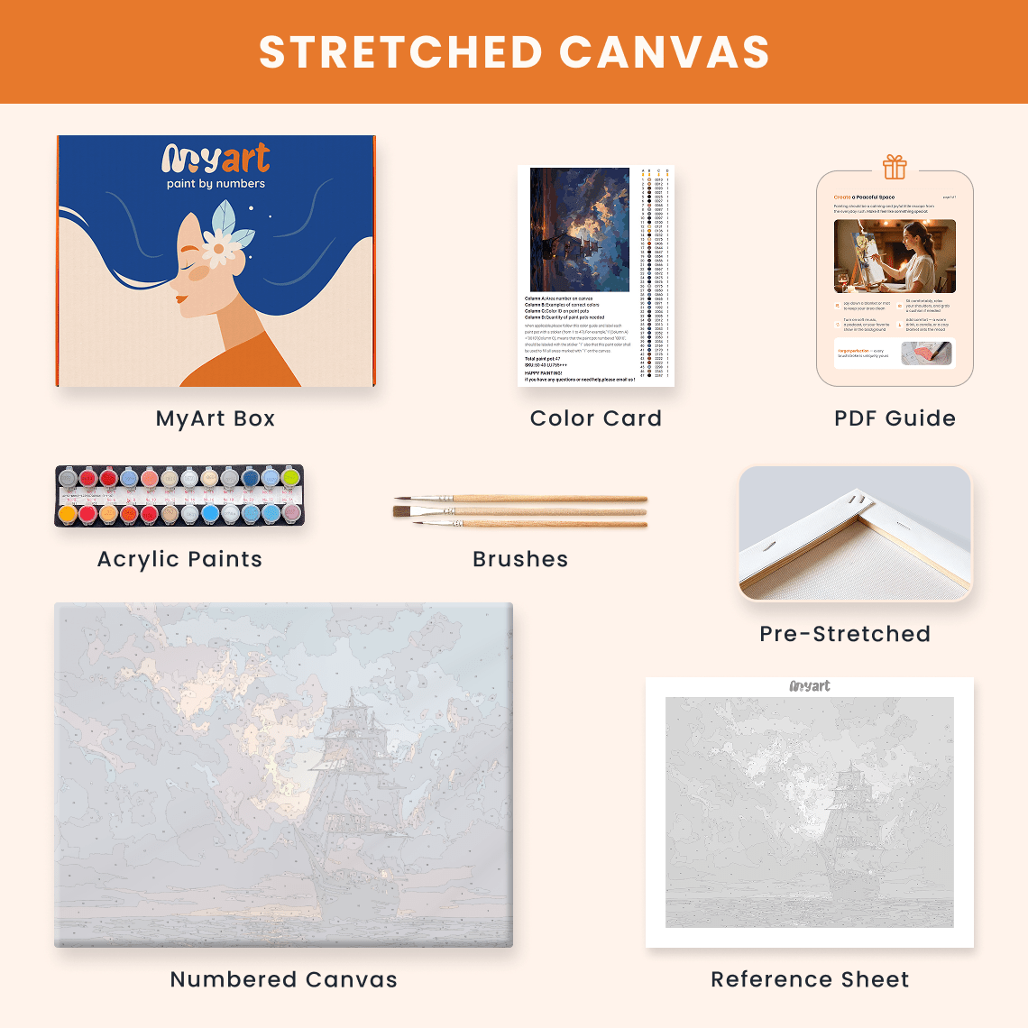 Paint by numbers - Twilight Drift - MyArt