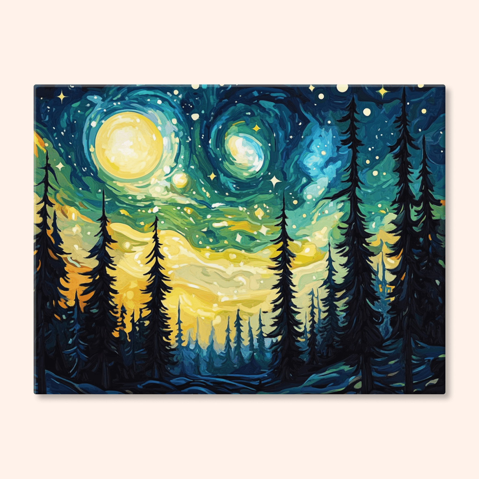 Paint by numbers - Twilight Pines - MyArt