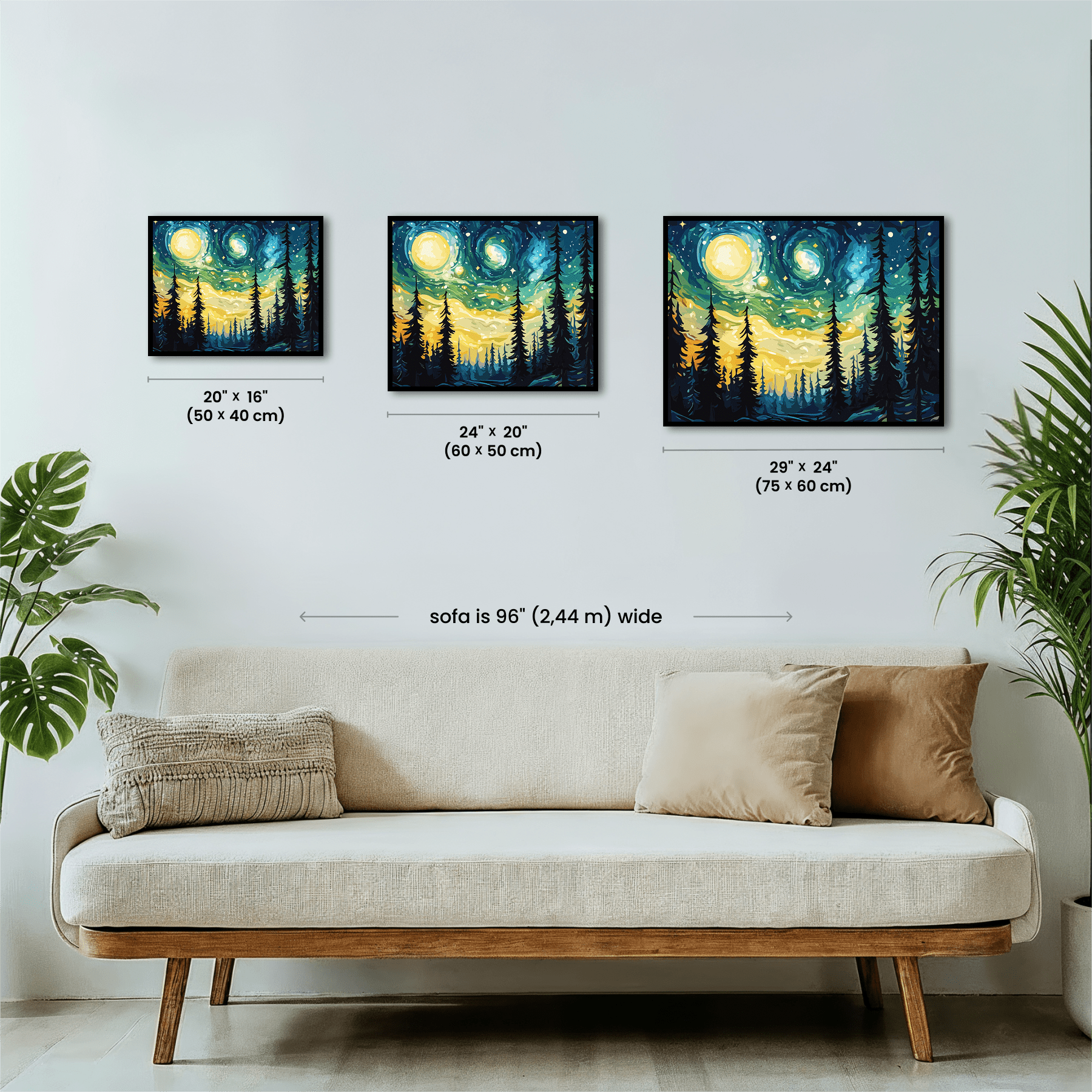 Paint by numbers - Twilight Pines - MyArt