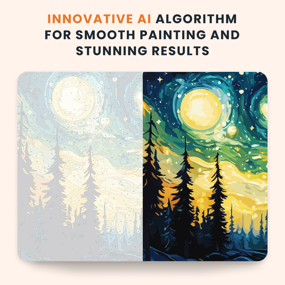 Paint by numbers - Twilight Pines - MyArt