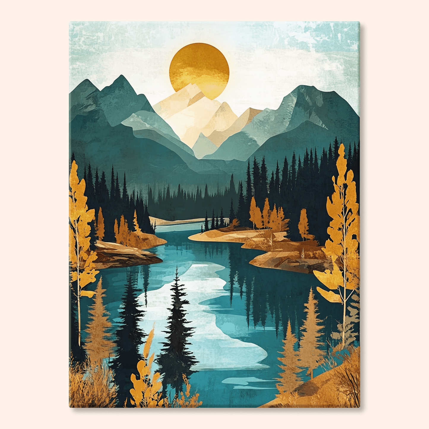 Paint by numbers - Twilight Reflections - MyArt