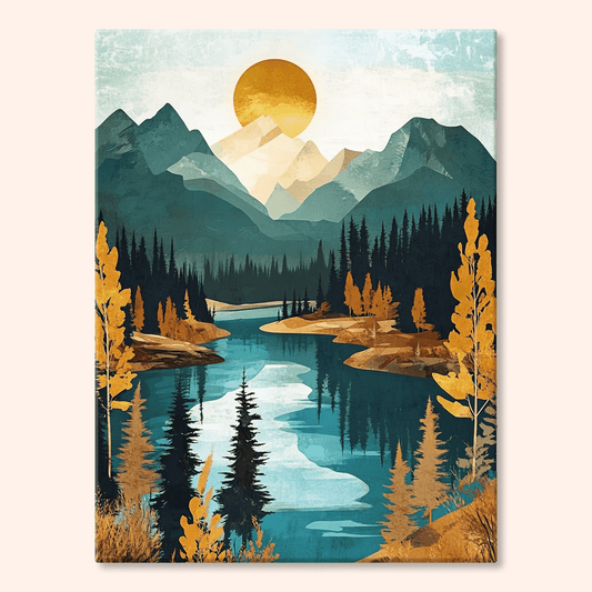 Paint by numbers - Twilight Reflections - MyArt