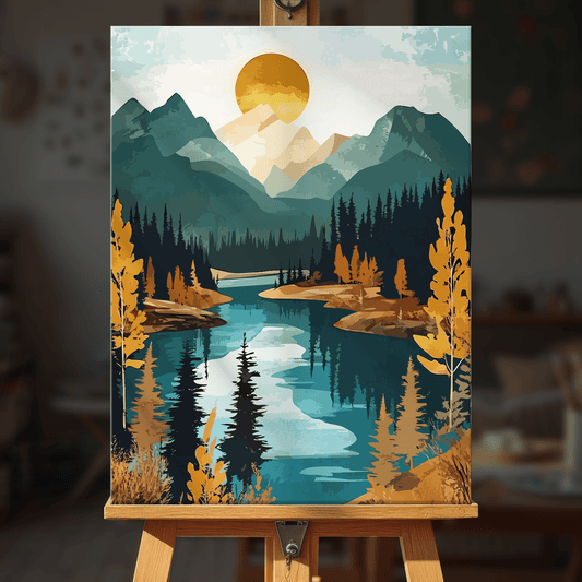 Paint by numbers - Twilight Reflections - MyArt