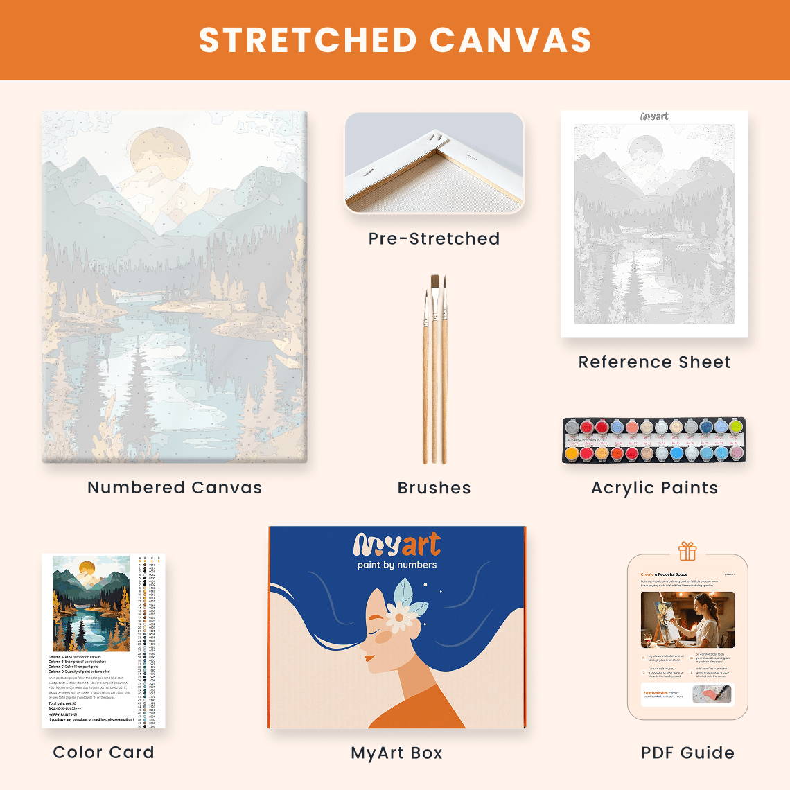 Paint by numbers - Twilight Reflections - MyArt