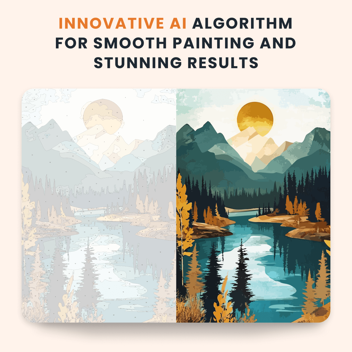 Paint by numbers - Twilight Reflections - MyArt