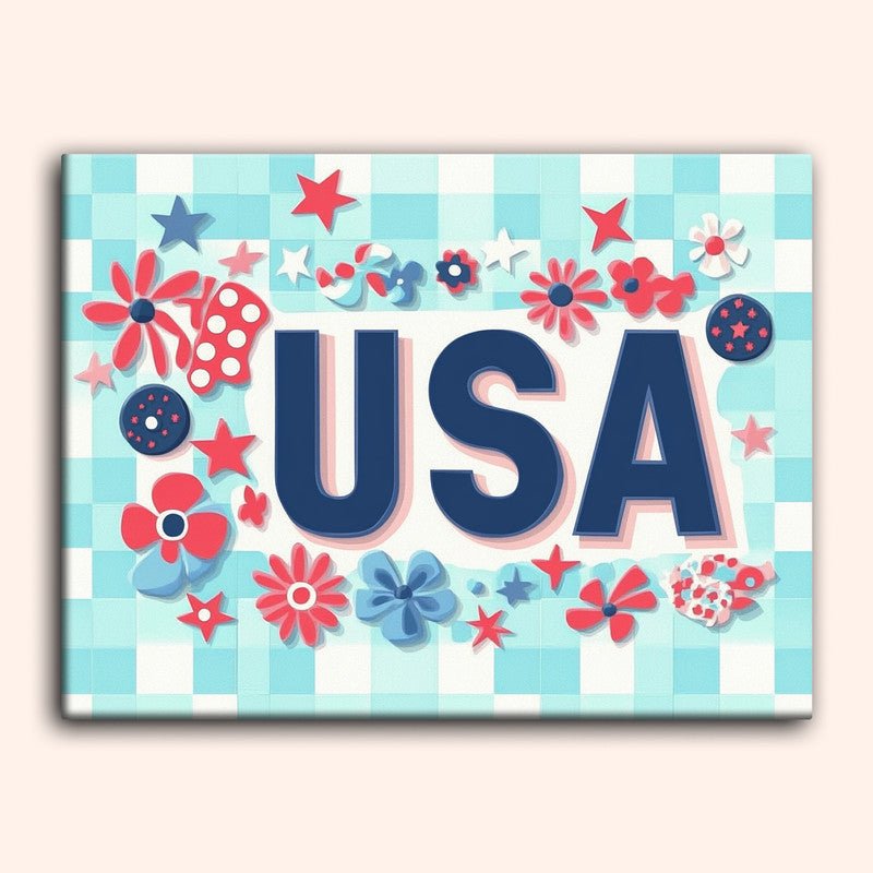 Paint by numbers - USA Blooms - MyArt