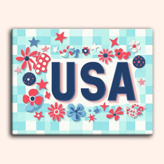 Paint by numbers - USA Blooms - MyArt