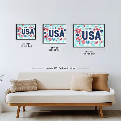Paint by numbers - USA Blooms - MyArt