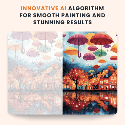 Paint by numbers - Umbrella Sky - MyArt