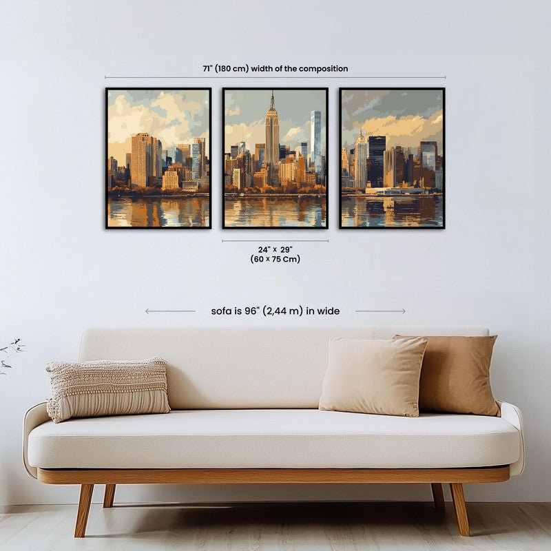 Paint by numbers - Urban Skyline - MyArt