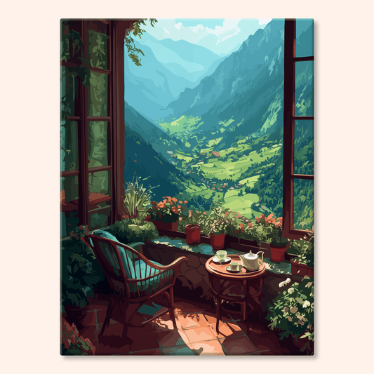 Paint by numbers - Valley Balcony - MyArt