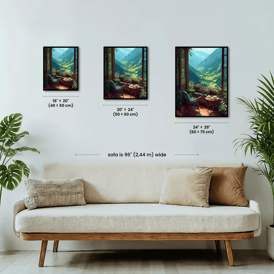 Paint by numbers - Valley Balcony - MyArt