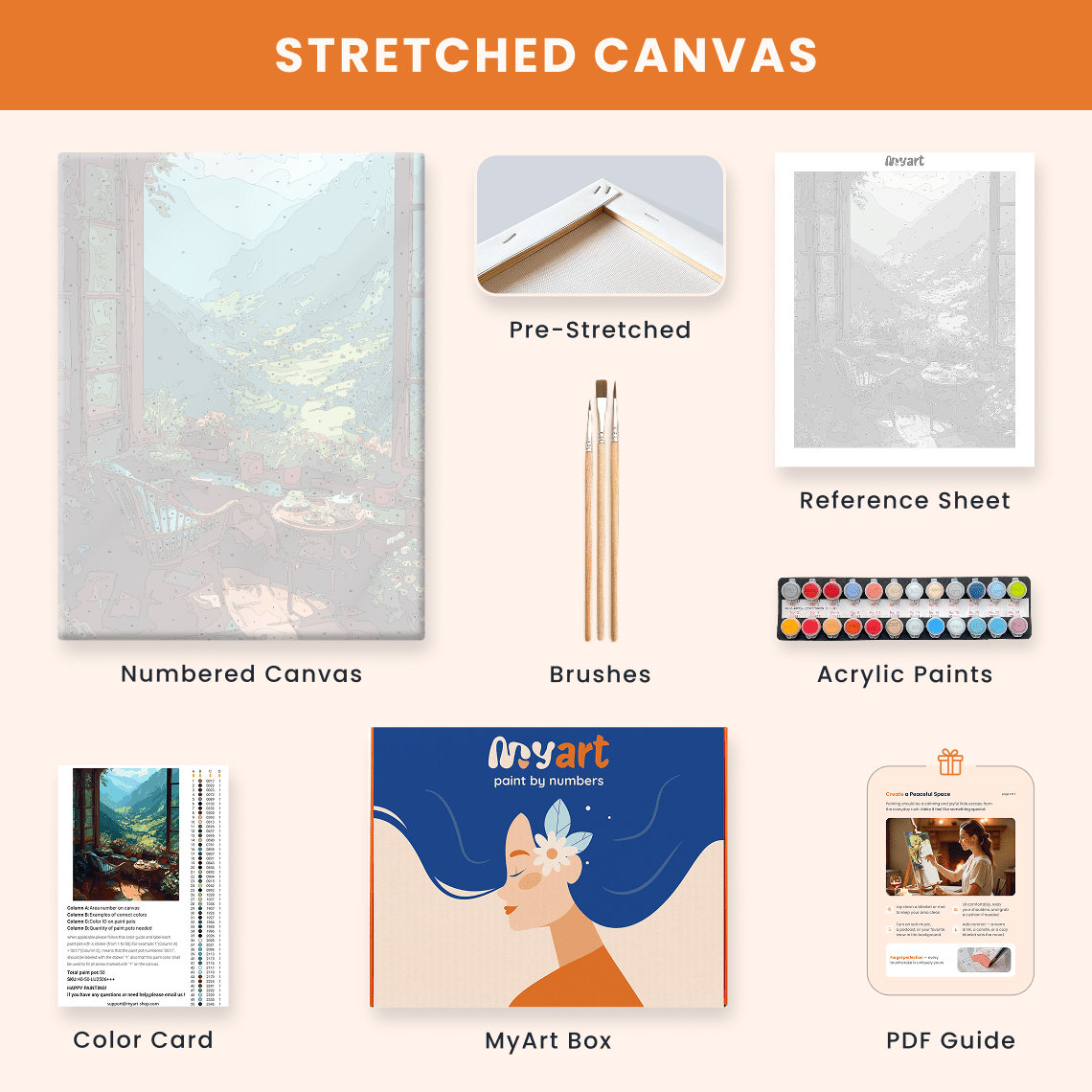 Paint by numbers - Valley Balcony - MyArt
