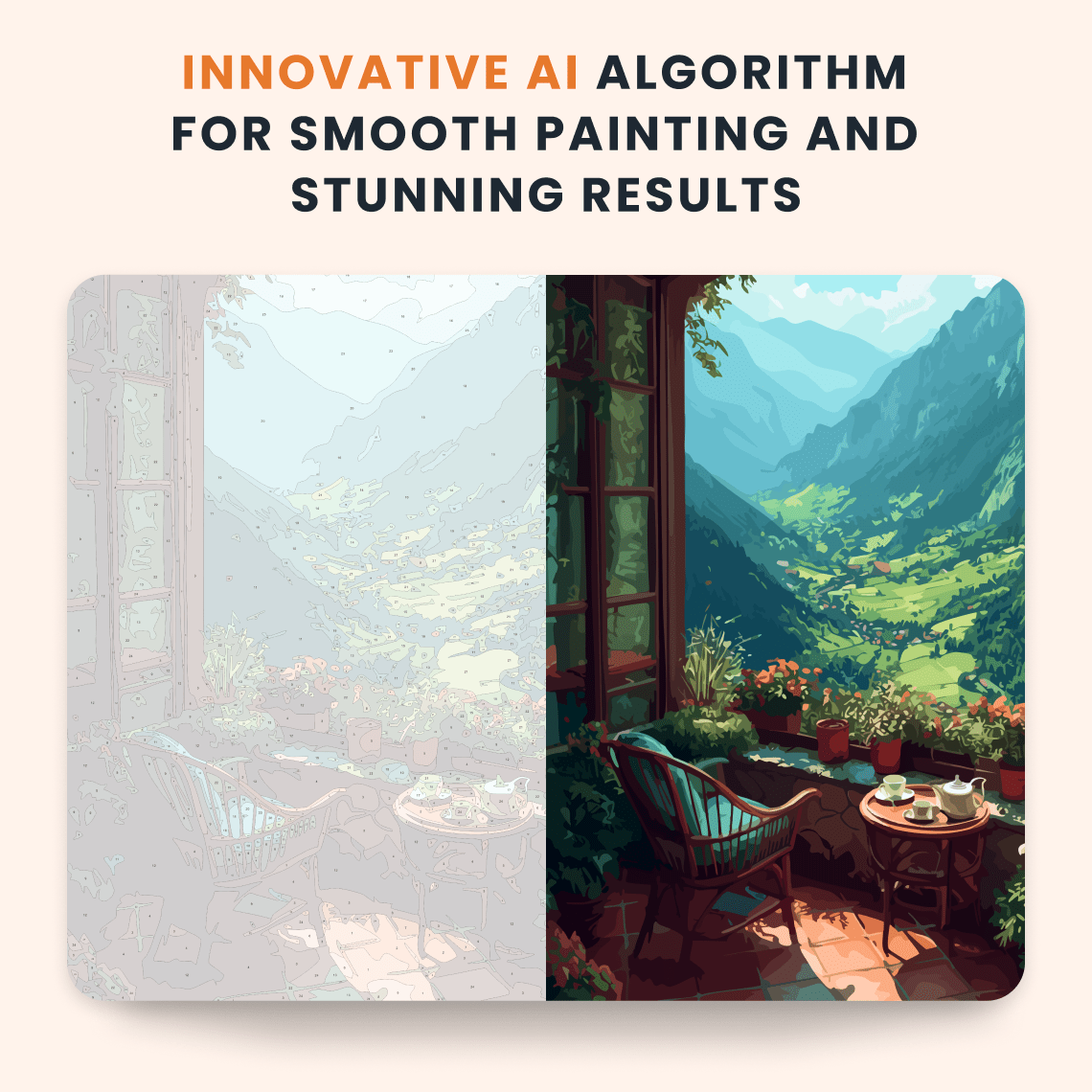 Paint by numbers - Valley Balcony - MyArt