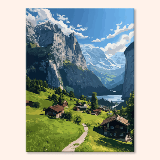 Paint by numbers - Valley Homes - MyArt