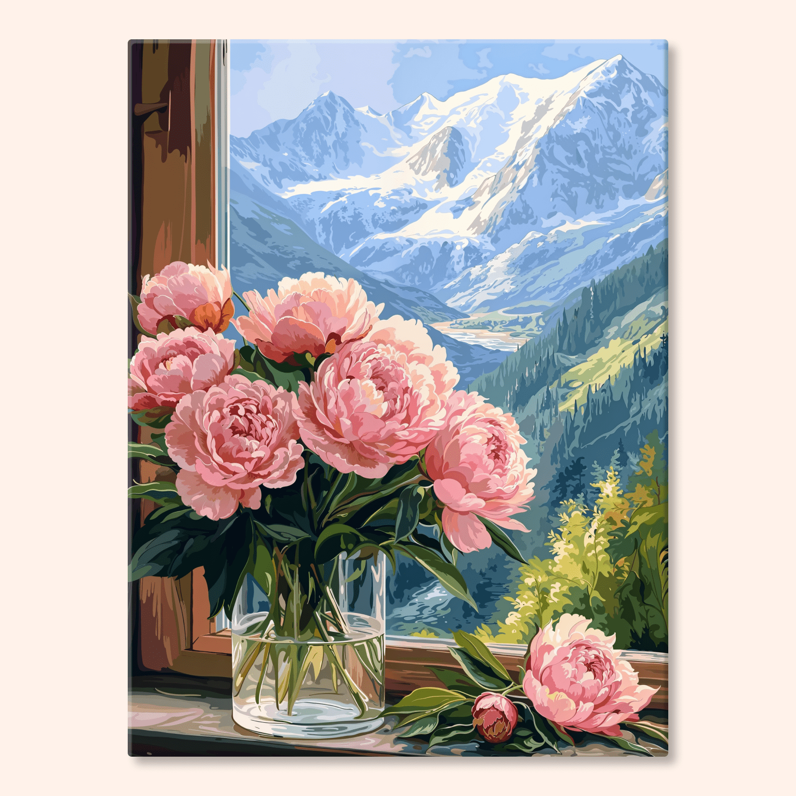 Paint by numbers - Valley of Roses - MyArt