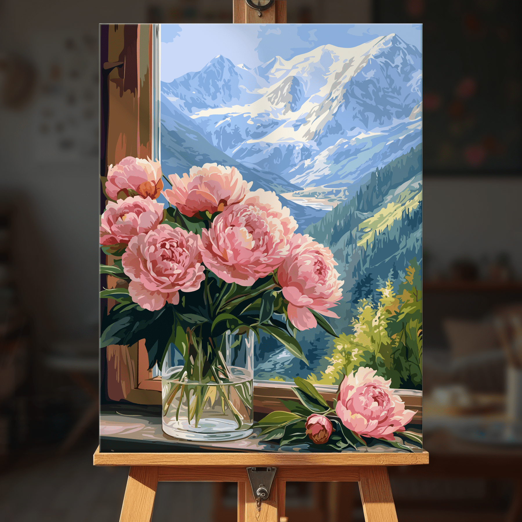 Paint by numbers - Valley of Roses - MyArt