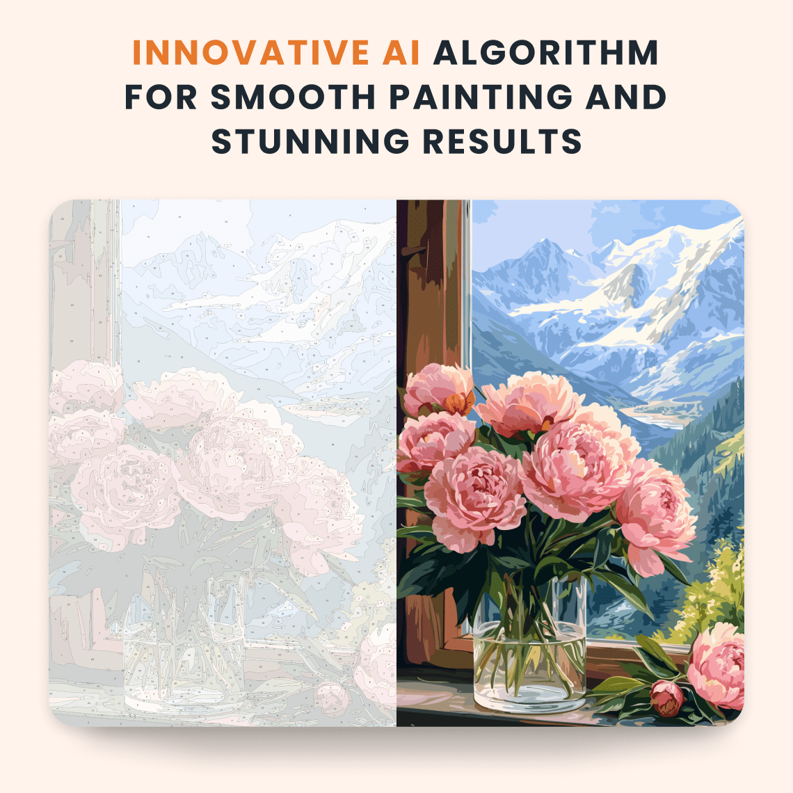 Paint by numbers - Valley of Roses - MyArt