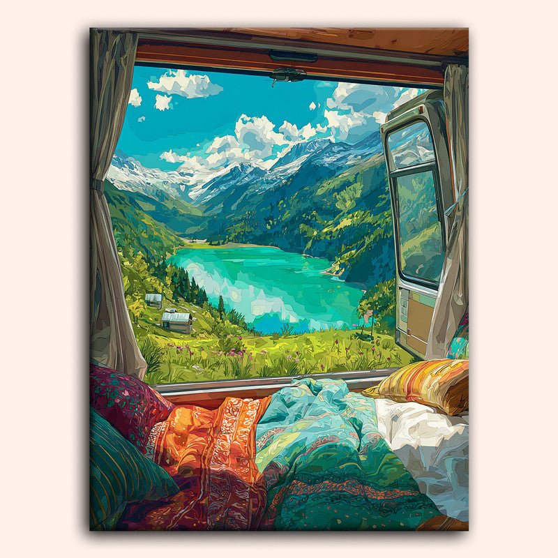 Paint by numbers - Van View - MyArt