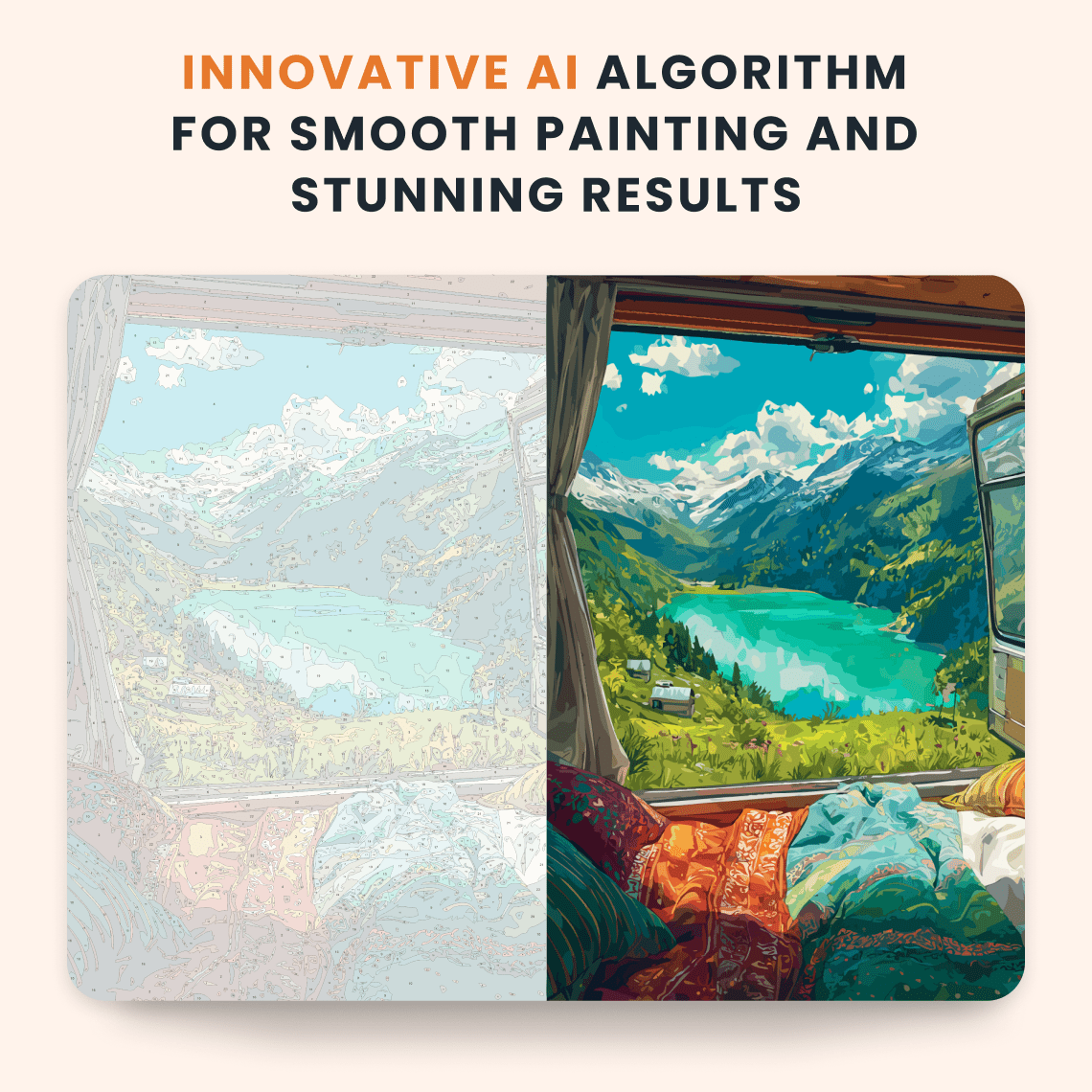 Paint by numbers - Van View - MyArt