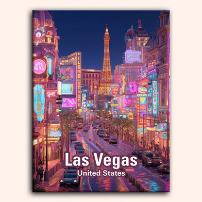 Paint by numbers - Vegas Strip - MyArt