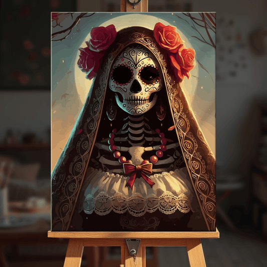 Paint by numbers - Veiled Lady - MyArt