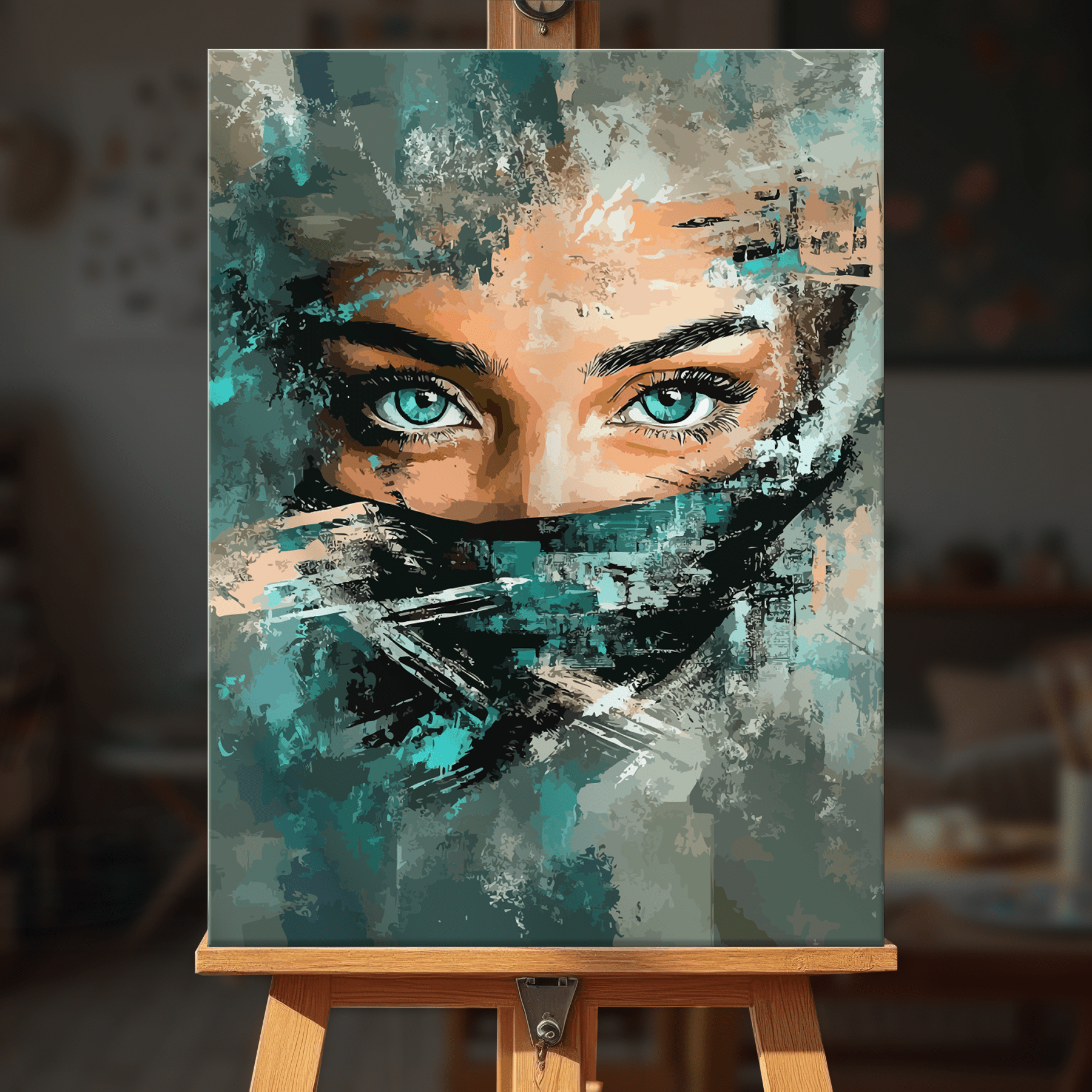 Paint by numbers - Veiled Vision - MyArt