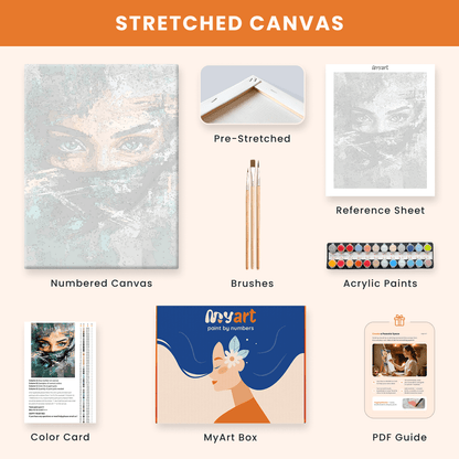 Paint by numbers - Veiled Vision - MyArt