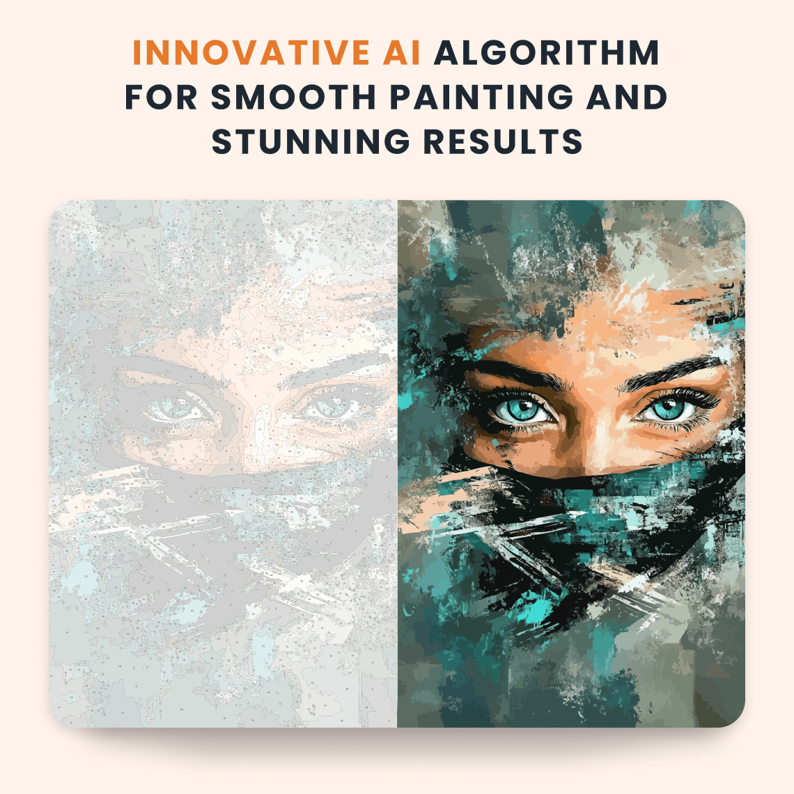 Paint by numbers - Veiled Vision - MyArt