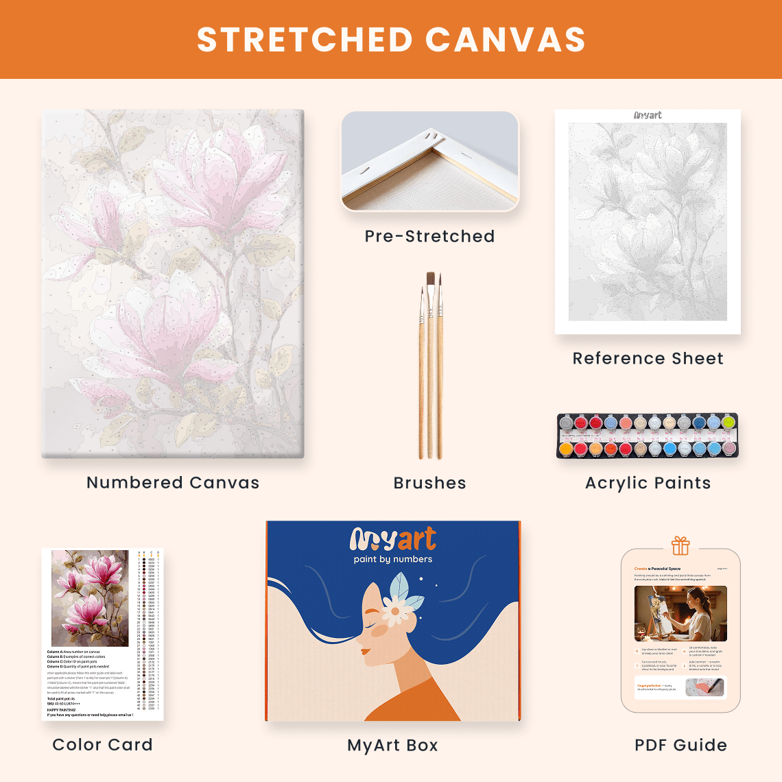 Paint by numbers - Velvet Magnolia - MyArt