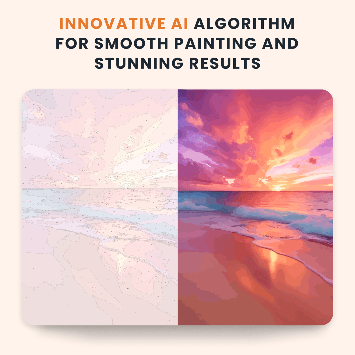 Paint by numbers - Velvet Sea - MyArt