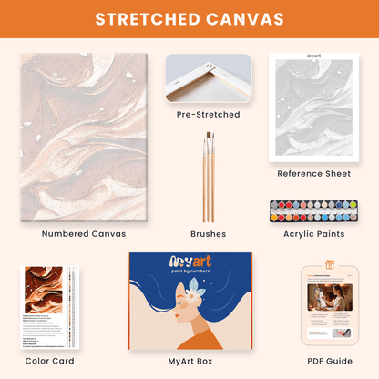 Paint by numbers - Velvet Swirl - MyArt