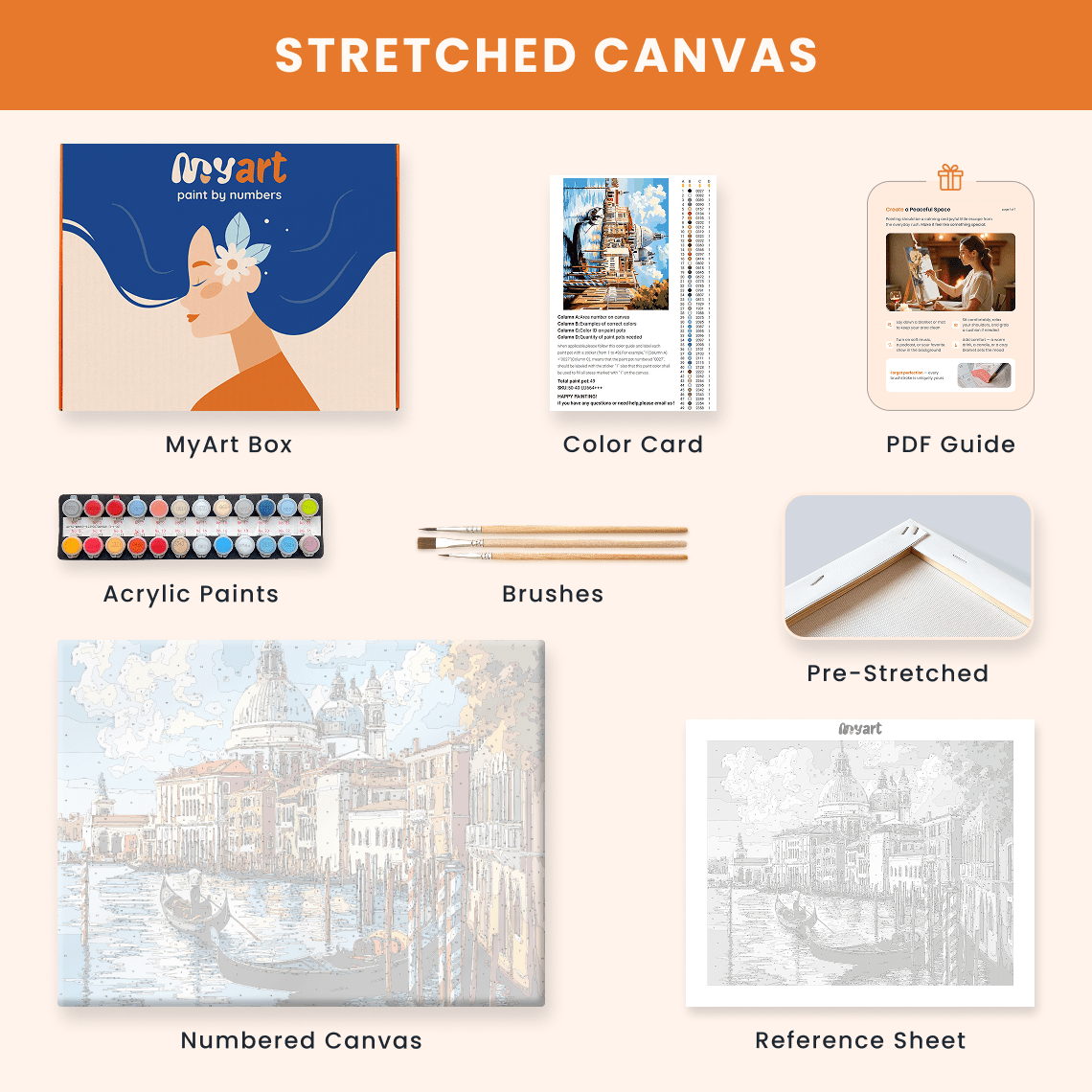 Paint by numbers - Venetian Dream - MyArt